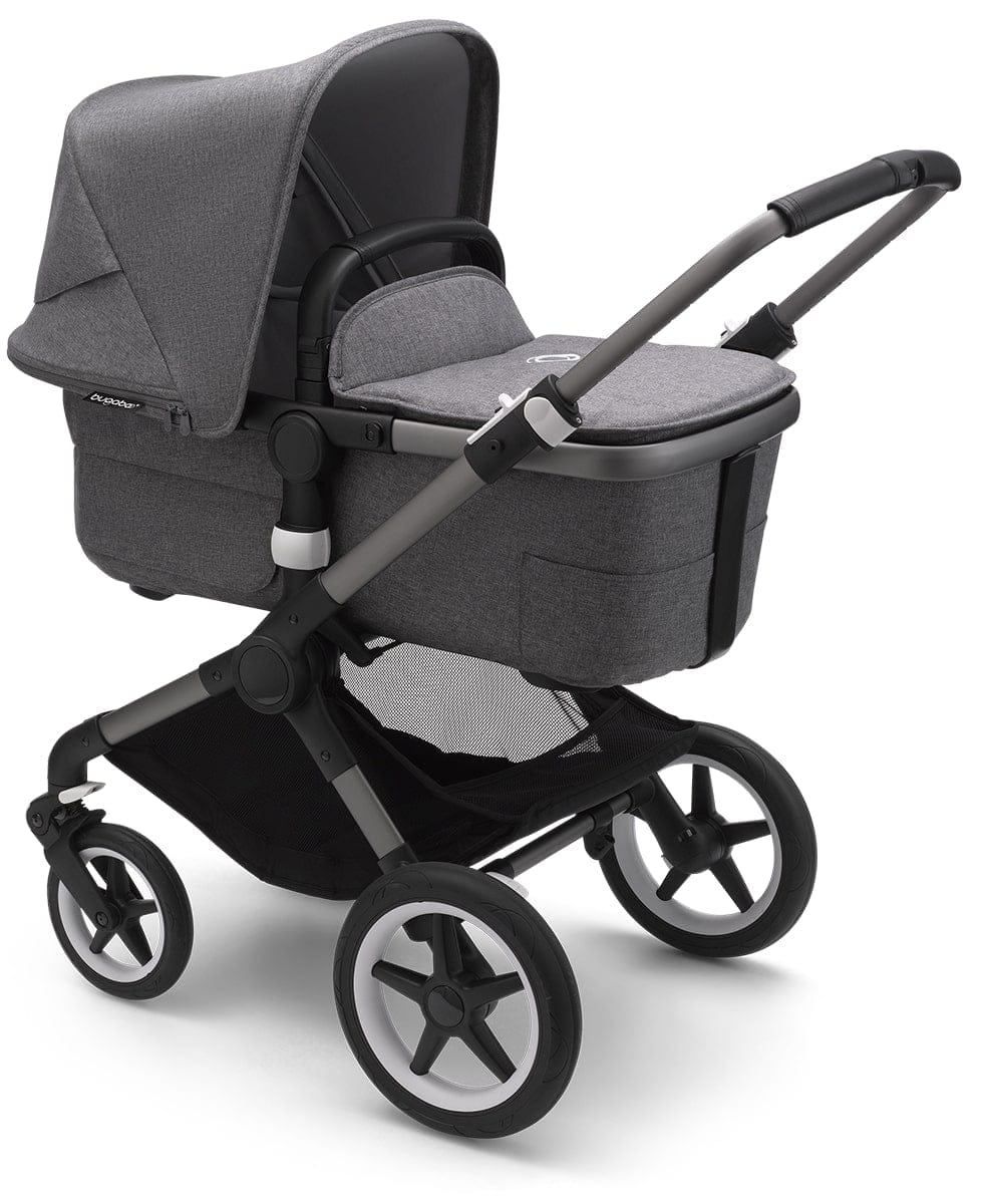 Bugaboo Fox3 Complete Stroller (One Box) - Graphite / Grey Melange / Grey Melange - 2306010010