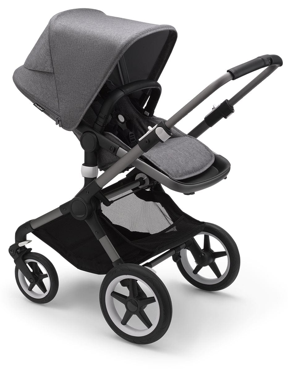 Bugaboo Fox3 Complete Stroller (One Box) - Graphite / Grey Melange / Grey Melange - 2306010010