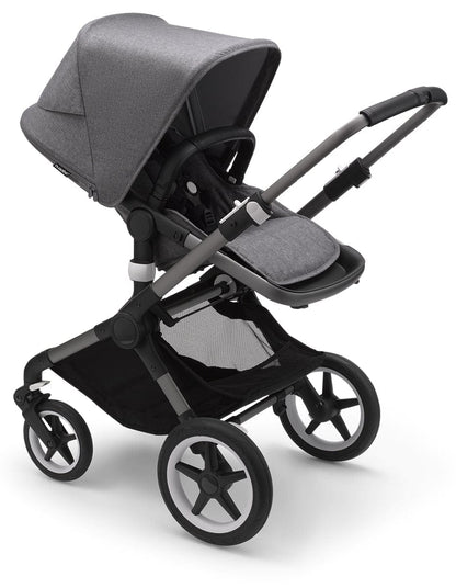 Bugaboo Fox3 Complete Stroller (One Box) - Graphite / Grey Melange / Grey Melange - 2306010010