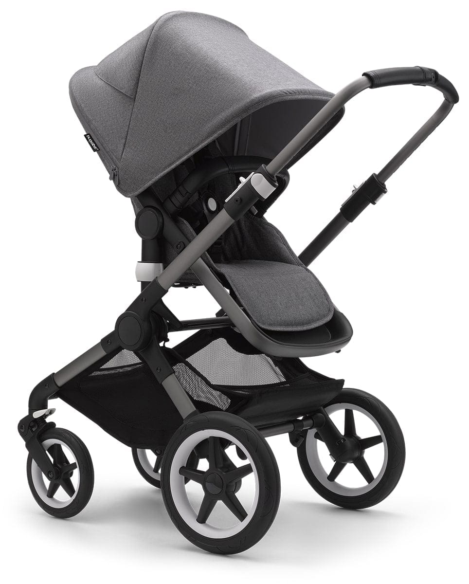 Bugaboo Fox3 Complete Stroller (One Box) - Graphite / Grey Melange / Grey Melange - 2306010010