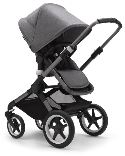 Bugaboo Fox3 Complete Stroller (One Box) - Graphite / Grey Melange / Grey Melange - 2306010010