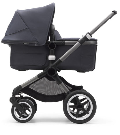 Bugaboo Fox3 Complete Stroller (One Box) - Graphite / Stormy Blue / Stormy Blue - 2306010012
