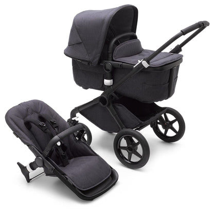 Bugaboo Fox3 Mineral Complete Stroller (One Box) - Black / Washed Black - 2306010036