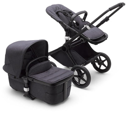 Bugaboo Fox3 Mineral Complete Stroller (One Box) - Black / Washed Black - 2306010036
