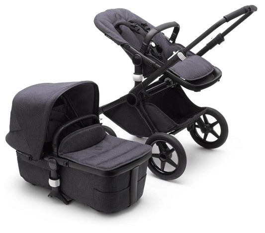 Bugaboo Fox3 Mineral Complete Stroller (One Box) - Black / Washed Black - 2306010036