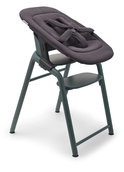 Bugaboo Giraffe Complete High Chair + Newborn Set Bundle - Black / Tornado Grey - 200008004-200004010