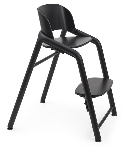 Bugaboo Giraffe Complete High Chair + Newborn Set Bundle - Black / Tornado Grey - 200008004-200004010
