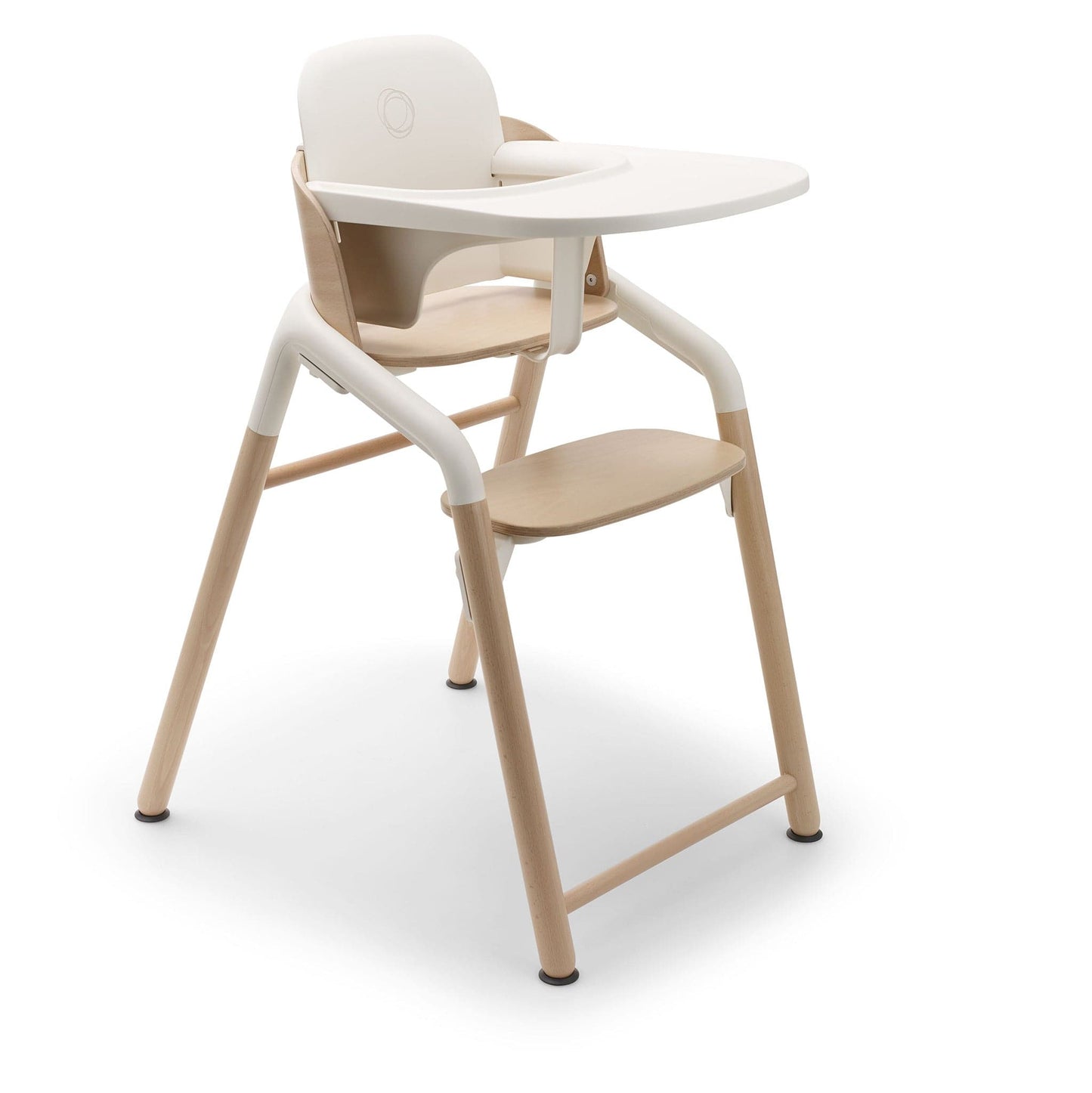 Bugaboo Giraffe Complete High Chair + Newborn Set Bundle - Neutral Wood / White / Polar White - 200008019-200004005