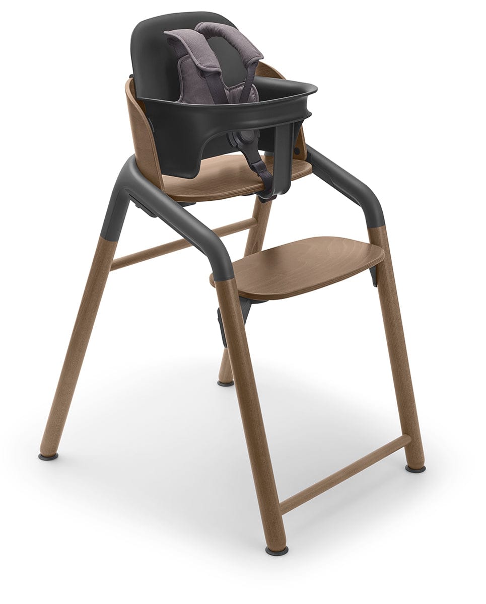 Bugaboo Giraffe Complete High Chair + Newborn Set Bundle - Warm Wood / Grey / Tornado Grey - 200008003-200004010