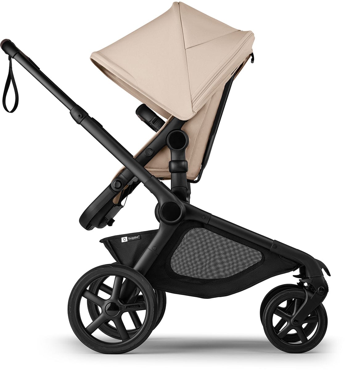Bugaboo Kangaroo Complete Single-to-Double Stroller - Black / Desert Taupe / Desert Taupe - 100280028