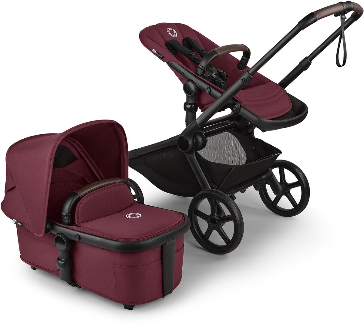 Bugaboo Kangaroo Complete Single-to-Double Stroller + Bassinet (One Bo – Albee Baby