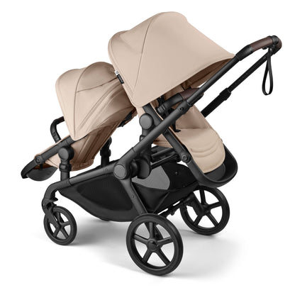 Bugaboo Kangaroo Double Seat Stroller - Black / Desert Taupe / Desert Taupe - 100506001-100281018