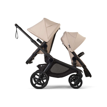 Bugaboo Kangaroo Double Seat Stroller - Black / Desert Taupe / Desert Taupe - 100506001-100281018