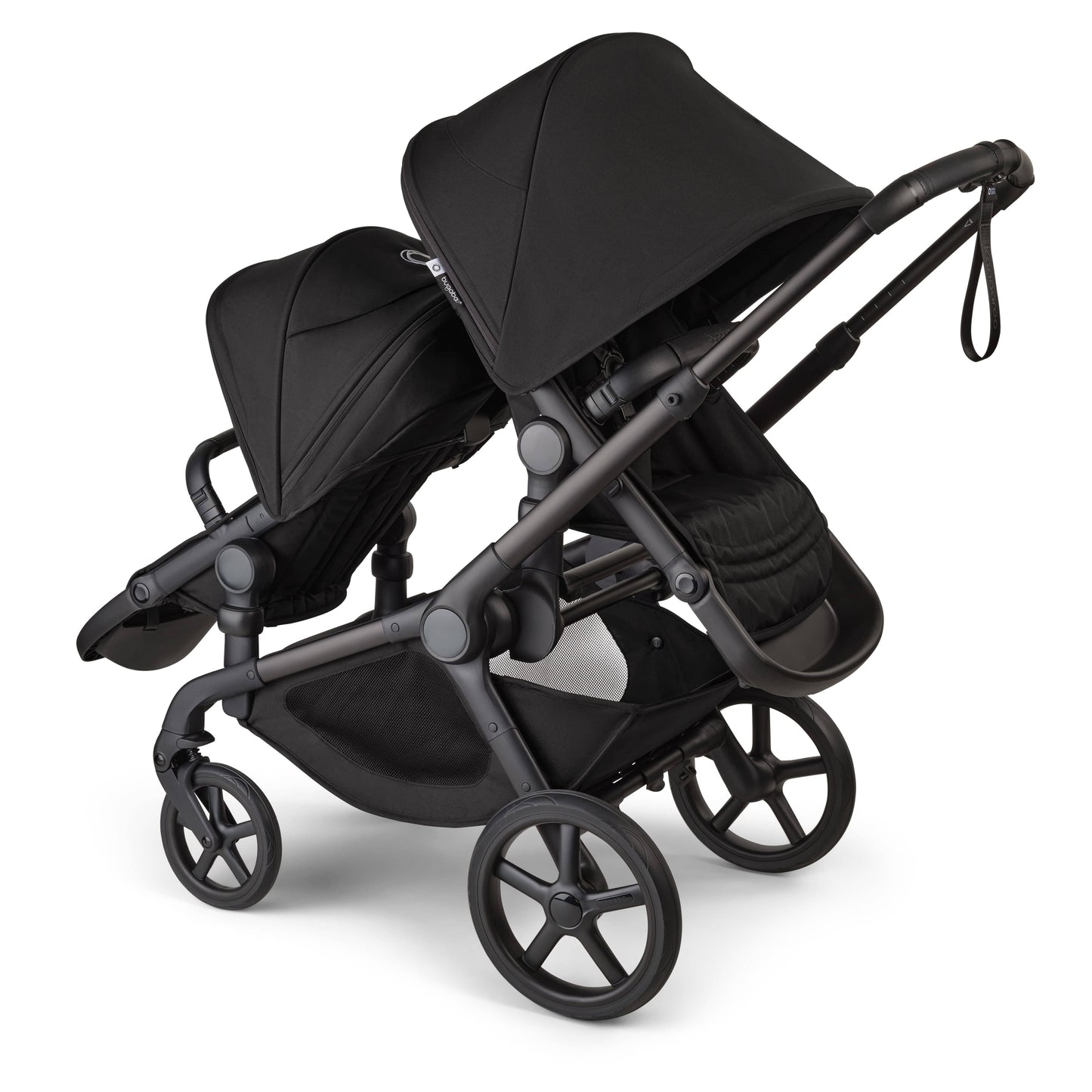 Bugaboo Kangaroo Double Seat Stroller - Black / Midnight Black / Midnight Black - 100506003-100281022