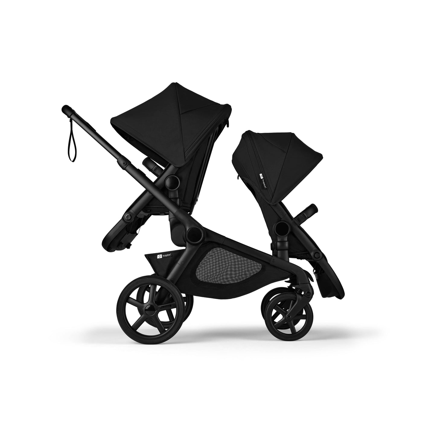 Bugaboo Kangaroo Double Seat Stroller - Black / Midnight Black / Midnight Black - 100506003-100281022