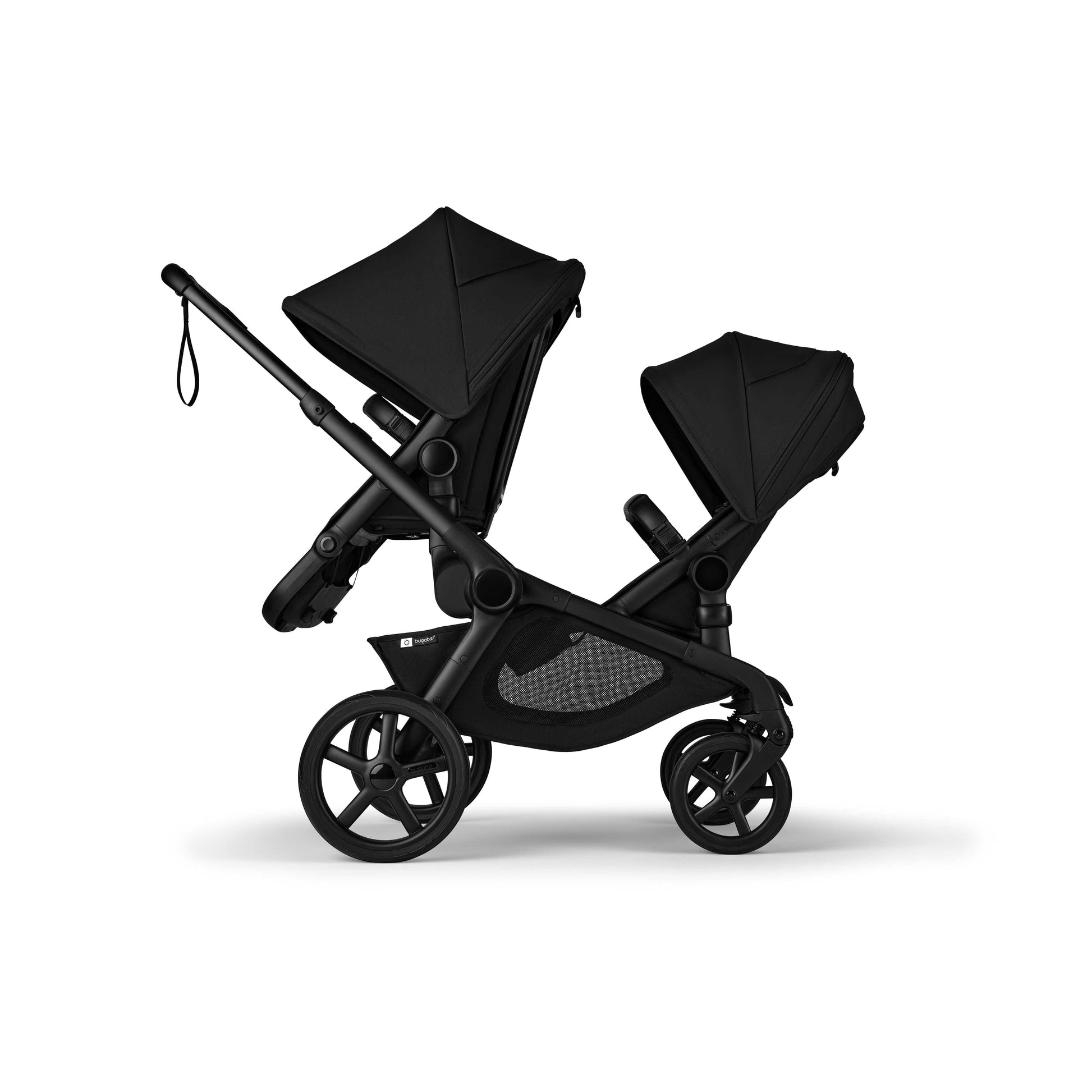 Bugaboo Kangaroo Double Seat Stroller - Black / Midnight Black / Midnight Black - 100506003-100281022