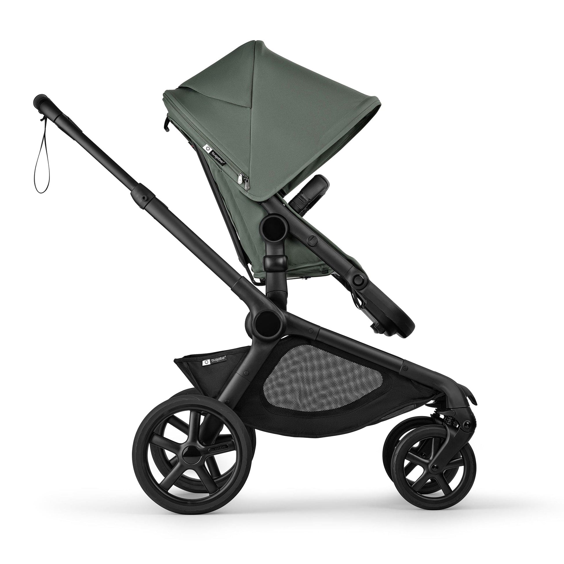 Bugaboo Kangaroo Seat Complete Stroller - Black / Forest Green / Forest Green - 100506005
