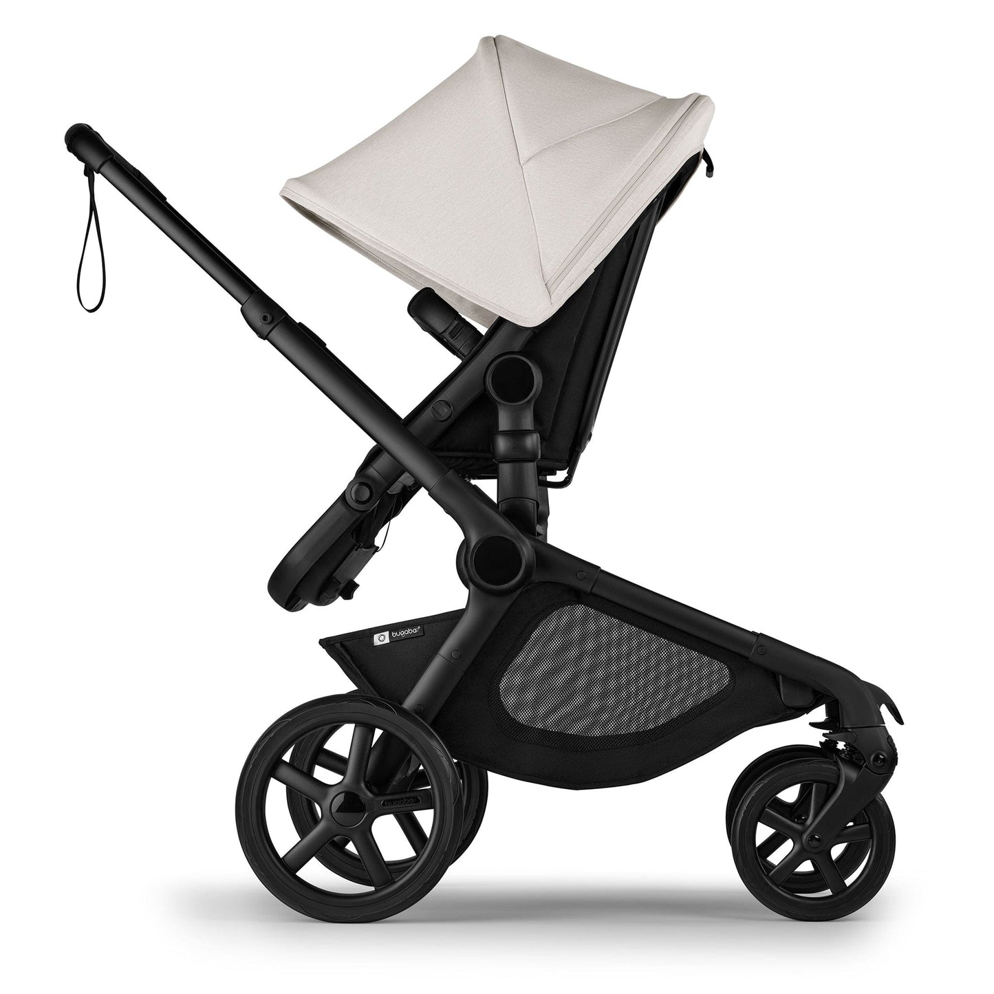 Bugaboo Kangaroo Seat Complete Stroller - Black / Midnight Black / Misty White - 100506004