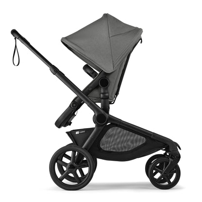 Bugaboo Kangaroo Seat Complete Stroller - Black / Moon Grey / Moon Grey - 100506002
