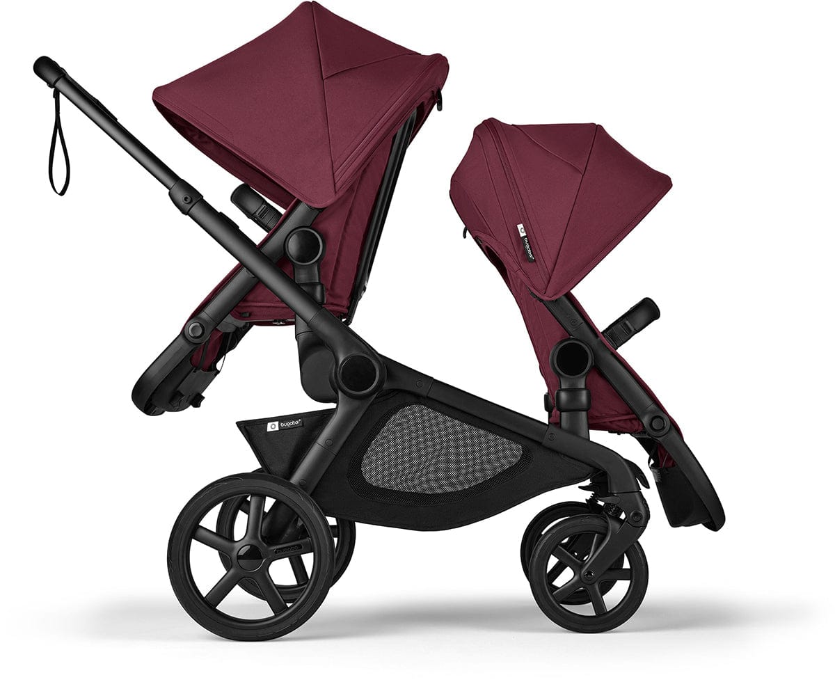 Bugaboo Kangaroo Sibling / Toddler Seat - Black / Dark Cherry / Dark Cherry - 100281019