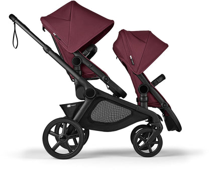 Bugaboo Kangaroo Sibling / Toddler Seat - Black / Dark Cherry / Dark Cherry - 100281019