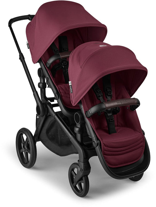Bugaboo Kangaroo Sibling / Toddler Seat - Black / Dark Cherry / Dark Cherry - 100281019