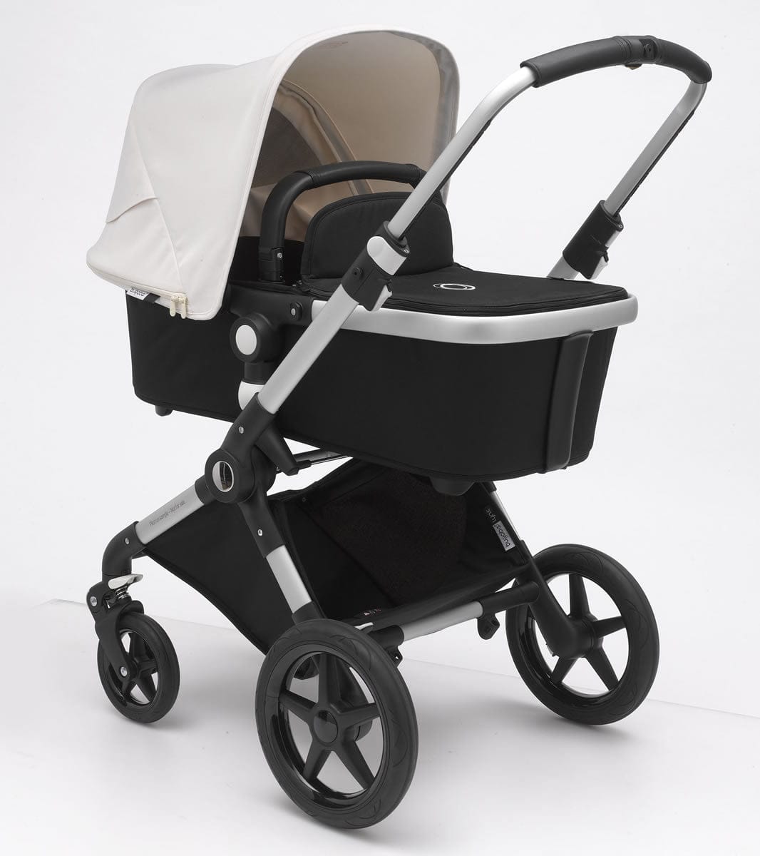 Bugaboo Lynx Complete Stroller - Aluminum/Black/Fresh White