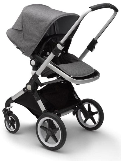 Bugaboo Lynx Complete Stroller - Aluminum/Grey Melange/Grey Melange