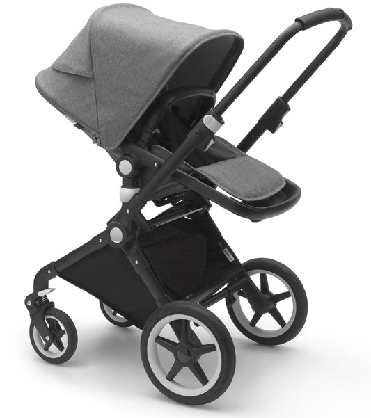 Bugaboo Lynx Complete Stroller - Black/Grey Melange/Grey Melange