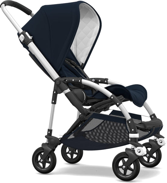 Bugaboo OPEN BOX Bee5 Classic Complete Stroller - Aluminum/Dark Navy - 510320AA01-OB