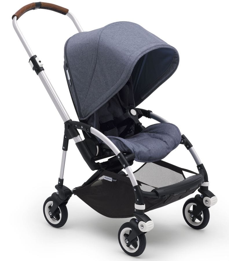 Bugaboo OPEN BOX Bee5 Complete Compact Stroller - Blue Melange/Blue Melange - 510300BM01-OB