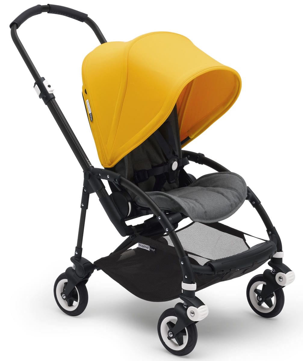 Bugaboo OPEN BOX Bee5 Complete Compact Stroller - Sunrise Yellow/Grey Melange - 510300GS01-OB