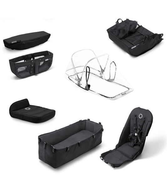 Bugaboo OPEN BOX Donkey 2 Style Set - Black