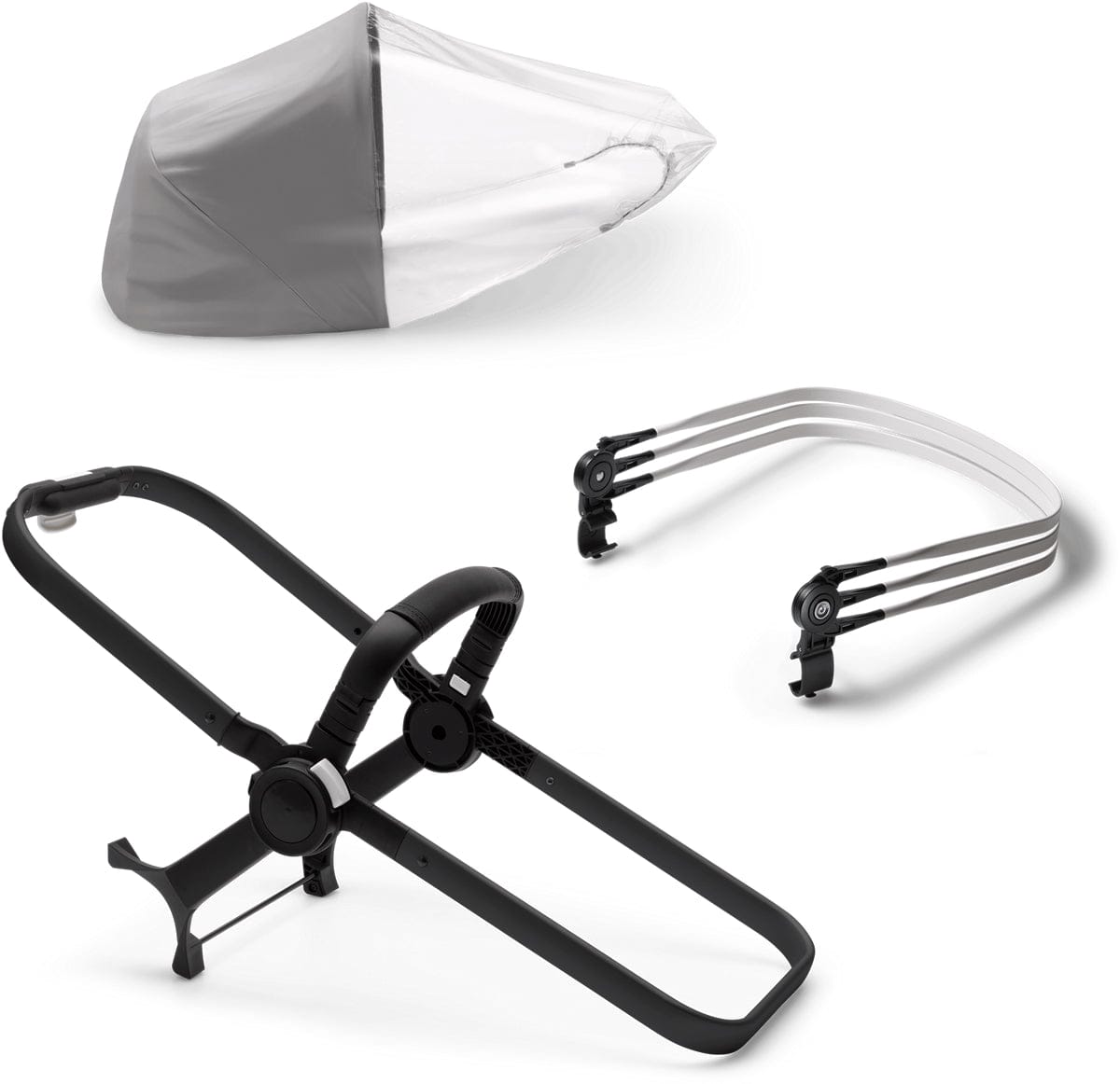 Bugaboo OPEN BOX Donkey3 Duo Extension Set - Black - 180706-OB