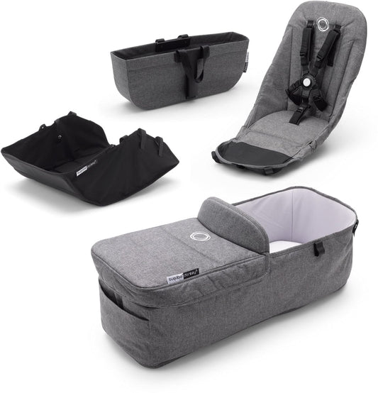 Bugaboo OPEN BOX Donkey3 Style Set - Grey Melange
