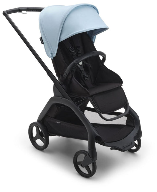 Bugaboo OPEN BOX Dragonfly Complete Lightweight Compact Stroller - Graphite / Midnight Black / Skyline Blue - 100176038-ob