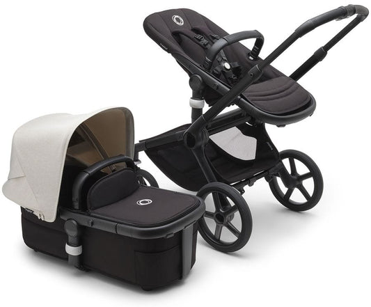 Bugaboo OPEN BOX Fox 5 Complete Stroller - Black / Midnight Black / Misty White - 100051049-ob
