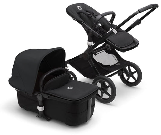 Bugaboo OPEN BOX Fox3 Complete Stroller (One Box) - Black / Midnight Black / Midnight Black - 2306010011-OB