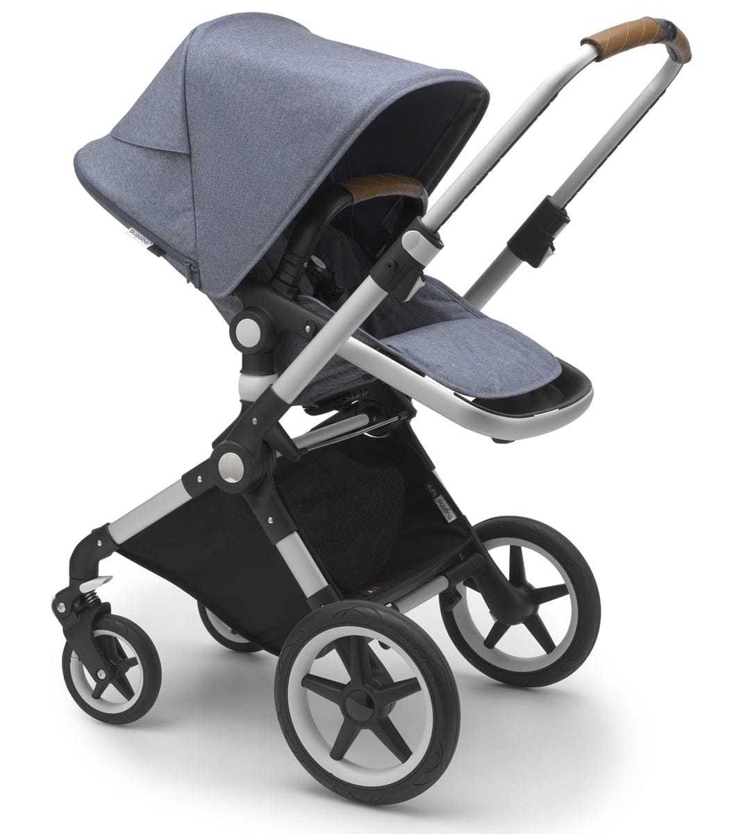 Bugaboo OPEN BOX Lynx Complete Stroller - Aluminum/Blue Melange/Blue Melange - 231350BM01-OB