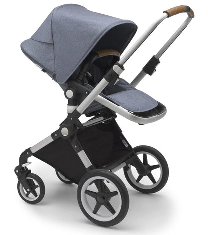 Bugaboo OPEN BOX Lynx Complete Stroller - Aluminum/Blue Melange/Blue Melange - 231350BM01-OB