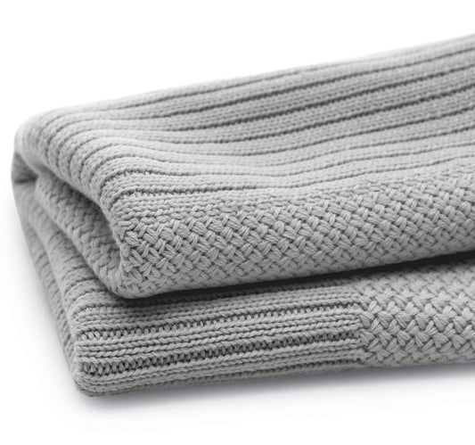 Bugaboo Soft Wool Blanket - Light Grey Melange