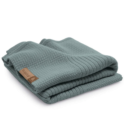 Bugaboo Soft Wool Blanket - Petrol Blue Melange