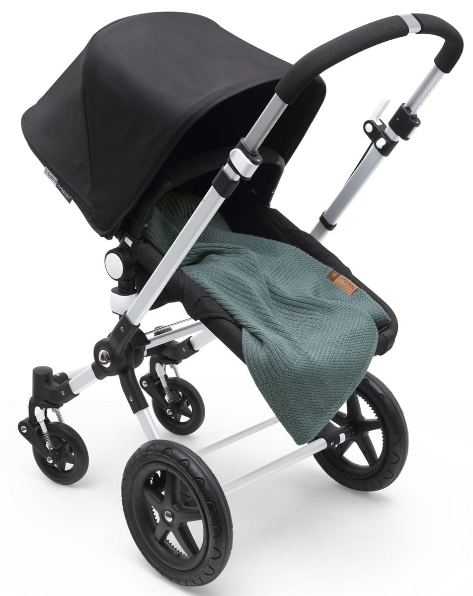 Bugaboo Soft Wool Blanket - Petrol Blue Melange