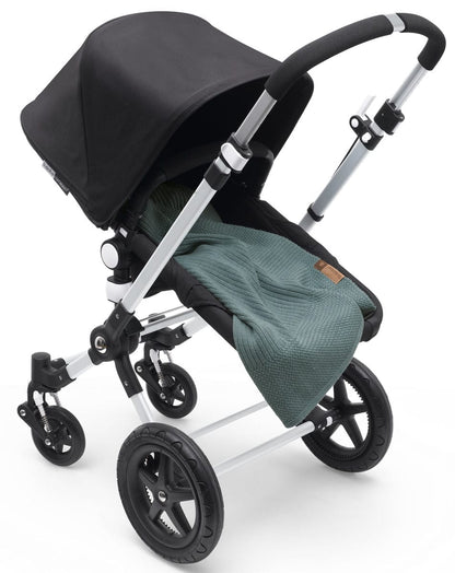 Bugaboo Soft Wool Blanket - Petrol Blue Melange