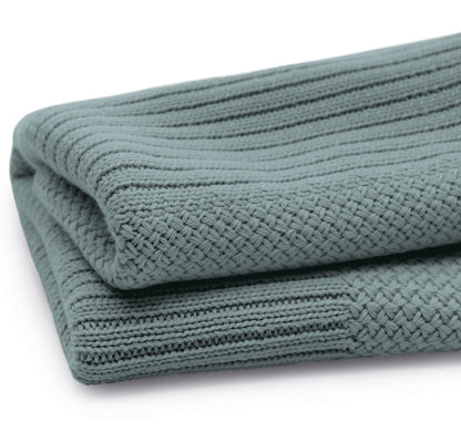 Bugaboo Soft Wool Blanket - Petrol Blue Melange