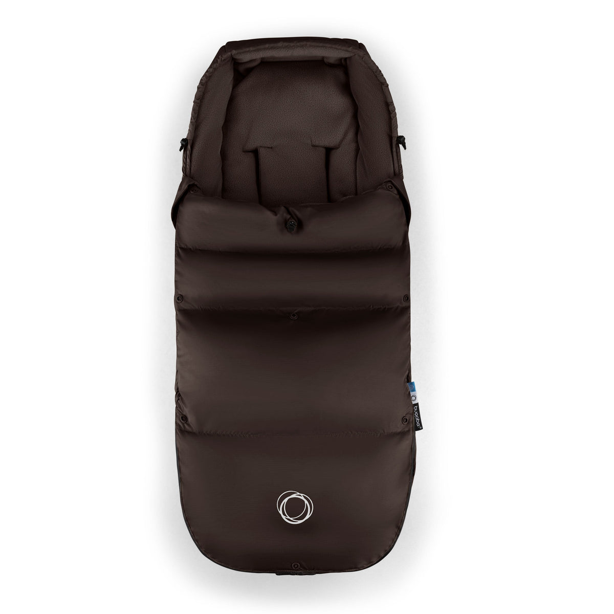 Bugaboo dark brown high performance footmuff