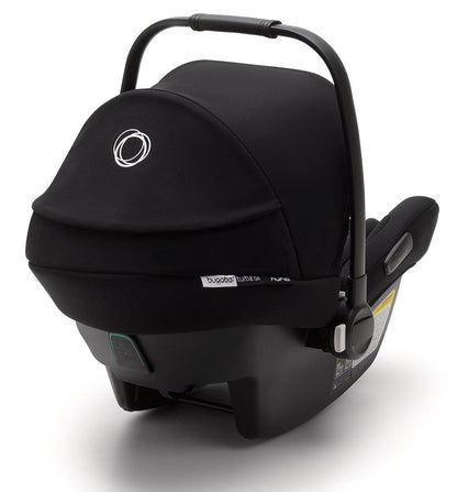 Bugaboo Turtle Air by Nuna Lightweight Infant Car Seat + RELX Base Load Leg - Black