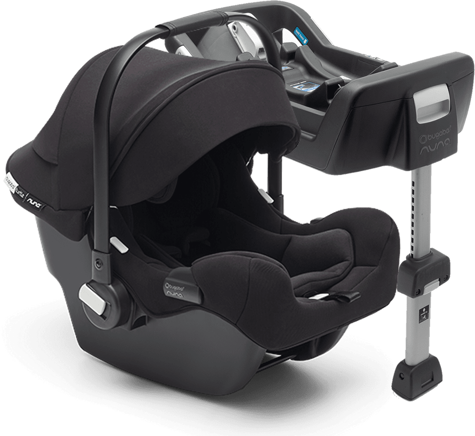 Bugaboo 2021 Turtle One Infant Car Seat by Nuna - Black - 81703ZW01