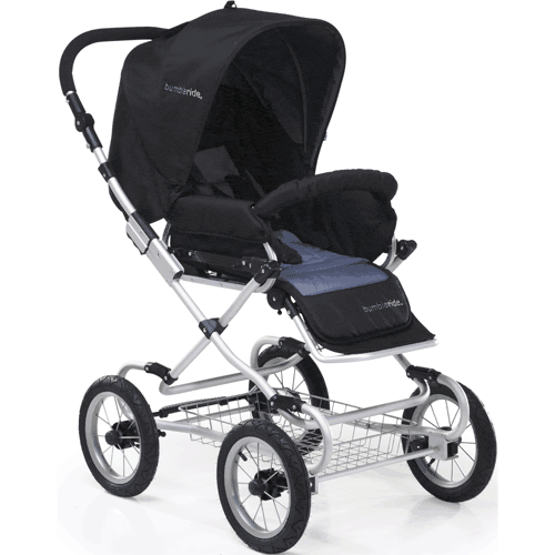 Bumbleride 2011 Queen B European Pram with Standard Bassinet in Lava