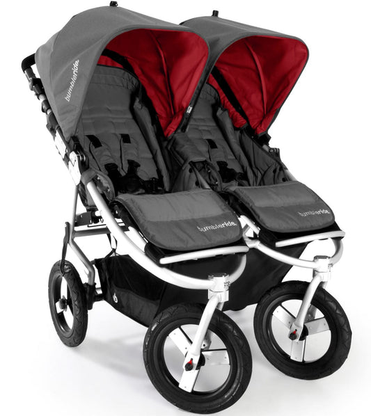 Bumbleride Indie Twin Stroller in Fog Grey